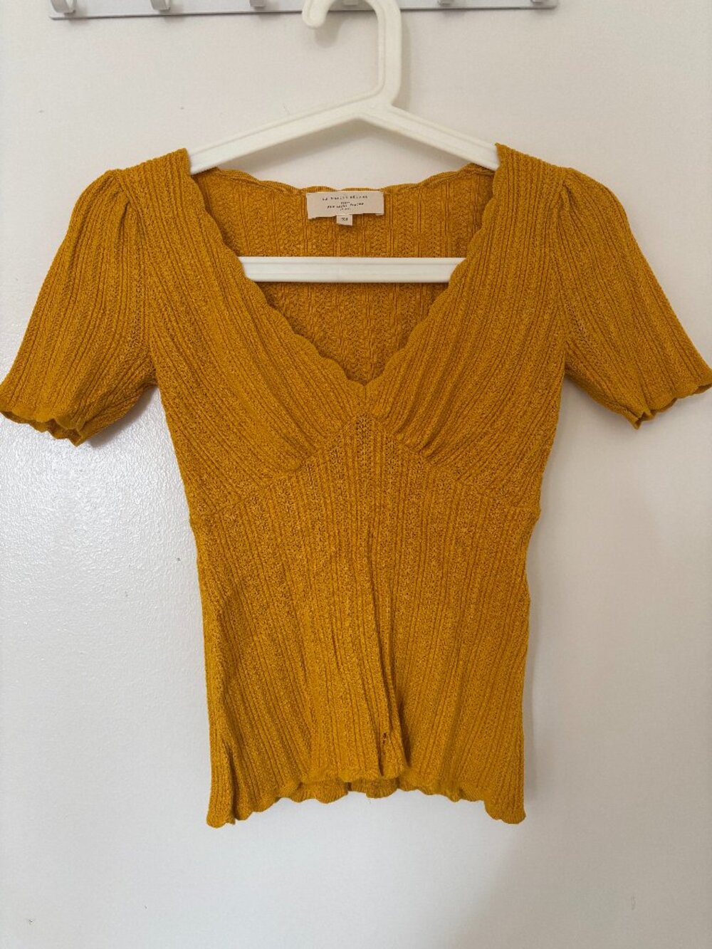 Sezane Cloe Knit Saffron XS (Note: Flaw)